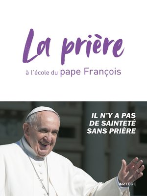 cover image of La prière à l'école du pape François